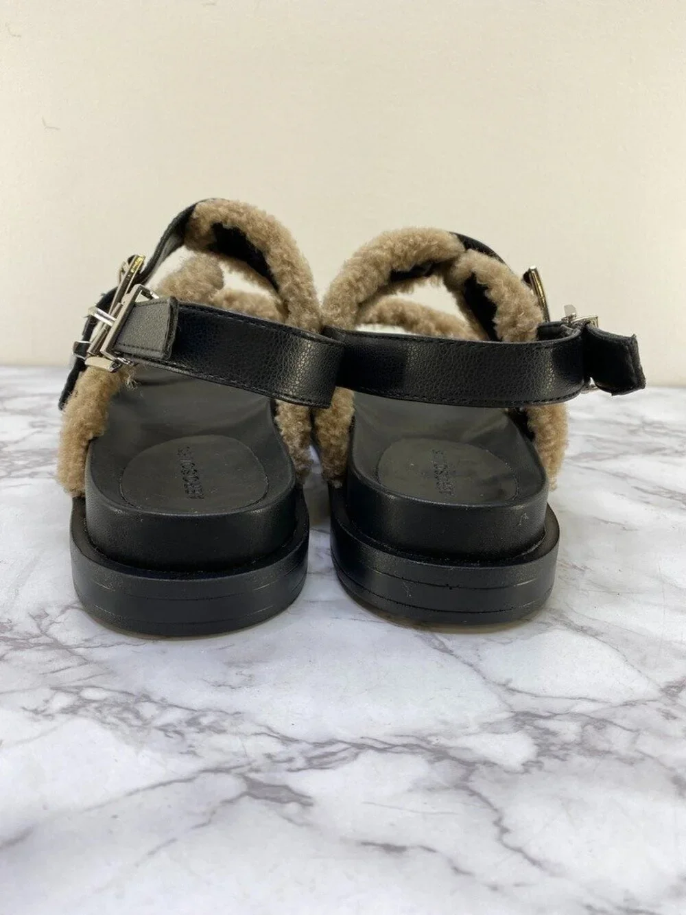 Aerosoles Women's Lada Buckle Strap Footbed Sandals Lord&Taylor SZ 7M